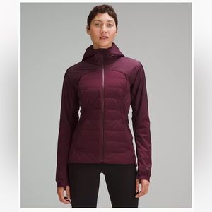LuluLemon Down For It All Running Athletic Down Fill Jacket Cassis Women Size 4